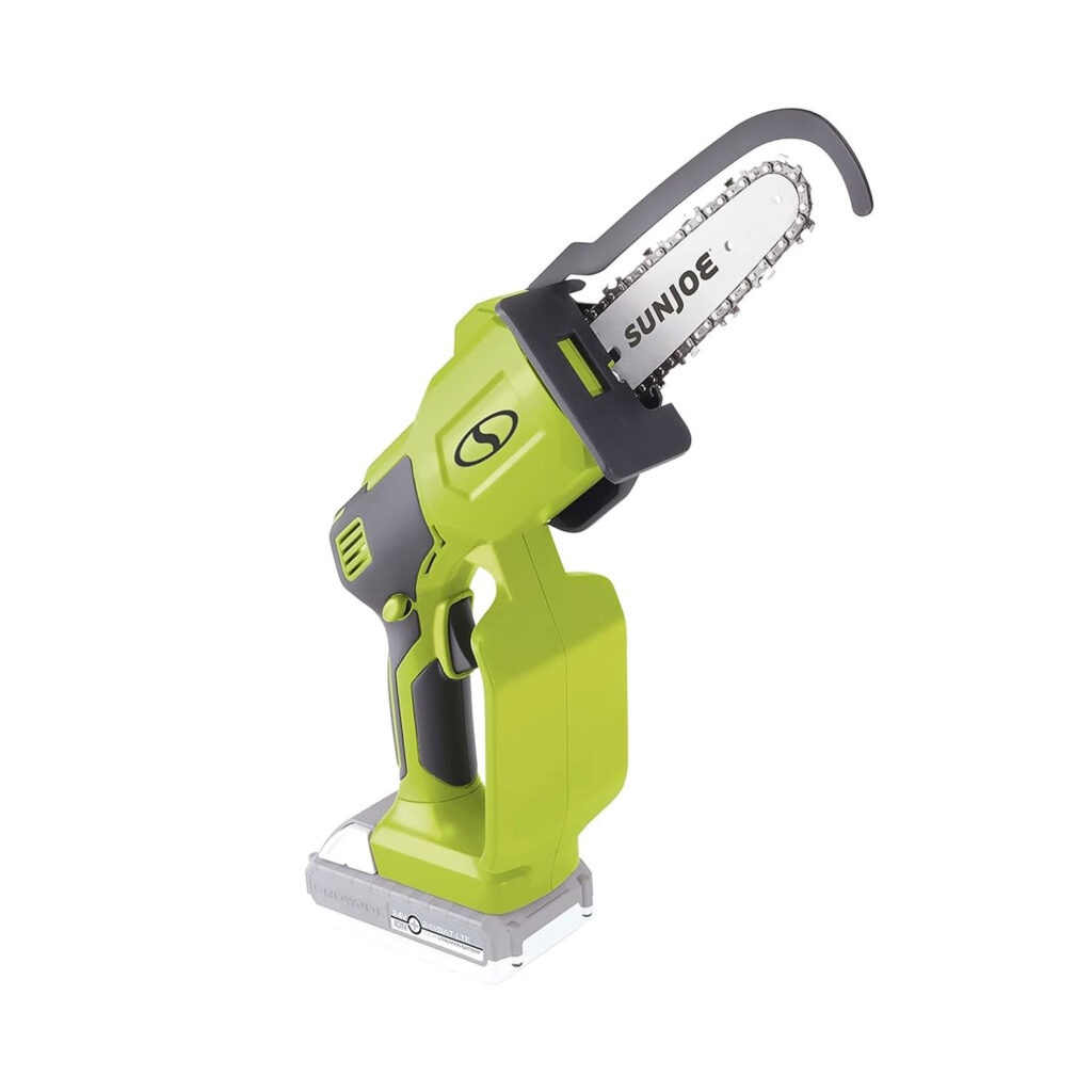 Sun Joe 24V-HCS-LTE-P1 Cordless Mini Chainsaw